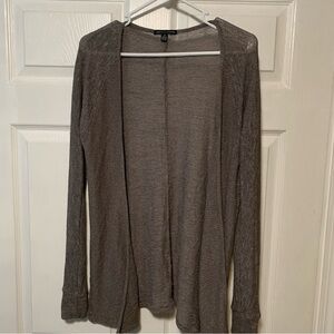 King gray knit cardigan